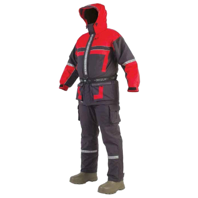 Комбинезон-поплавок Seafox Extreme 1pc размер XXL (черно-красный)