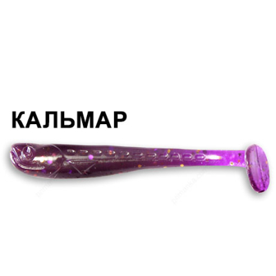 Силиконовая приманка Crazy Fish Nano Minnow 6-4-2-6 кальмар цв. lilac (сирень)