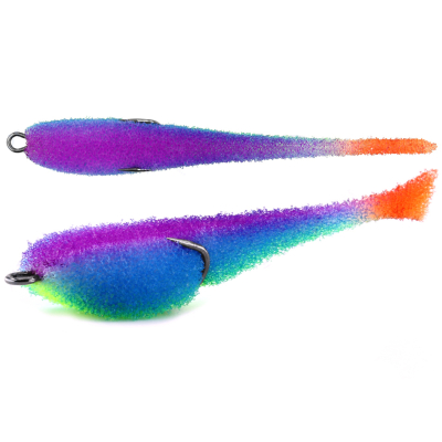 Мормыш Классическая Поролоновая рыбка с поджатым двойником 9 см, цв. 44, 3 шт/упак