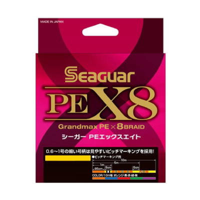 Шнур PE Seaguar X8 Grandmax 200m многоцветная #0,6