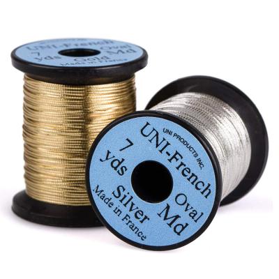 Нитки Metz French Tinsel Oval Medium Gold