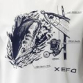 Футболка Shimano XEFO T-Shirts SH-296N Белый 2XL (EU. XL)