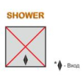 Основная дуга быстросборного каркаса SHOWER