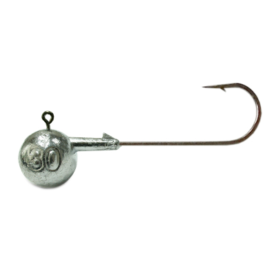 Джиг не крашеный Шар 30 гр, кр-к VD-070 GNB-070-30-4/0 10 шт
