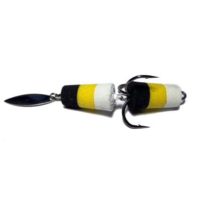 Приманка Мандула "Флажок" XXL Fish Модель 3 цв. БелоЖелтоЧерный