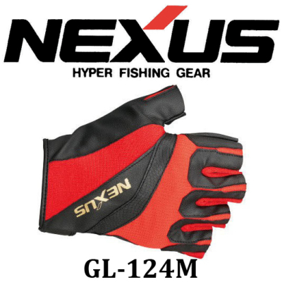 Перчатки Shimano Nexus GL-124M размер M цв. красный