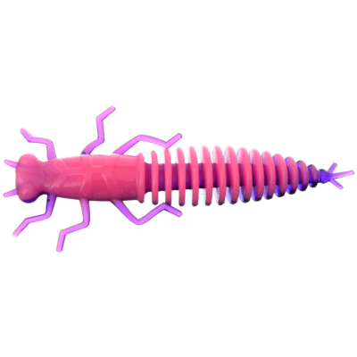 Мягкая приманка Нимфа Flagman Tonbo 3,0" цв. #0526 Violet Pink