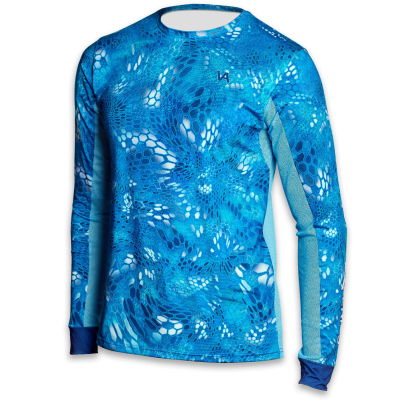 Джерси мужская Veduta Air серия UPF50+ Reptile Skin Blue Water р.2XL