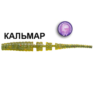Силиконовая приманка Crazy Fish Polaris 3"  24-68-14-6 кальмар цв. UV Motor Oil (УФ моторное масло)