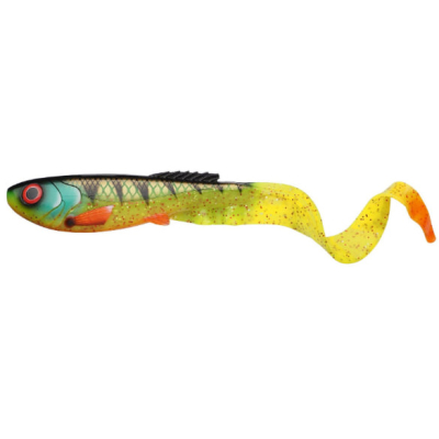 Приманка мягкая Abu Garcia Beast Curltail 21cm 4шт #Firetiger