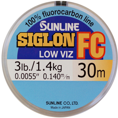 Леска флюорокарбоновая Sunline Siglon FC 30m HG (C) #2.5/0.290mm