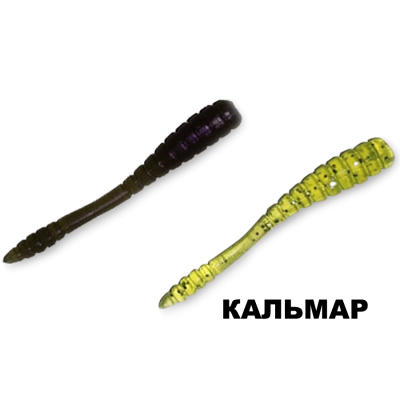 Силиконовая приманка Crazy Fish Tipsy 1.2" 69-30-54/67-6 кальмар цв. green acid (зеленая кислота)/ цв. olive pearl (оливковый перламутр)