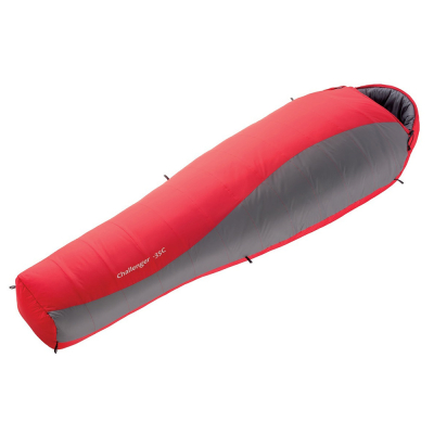 Спальный мешок Bask TML Challenger XL Красный/Серый Тмн Right