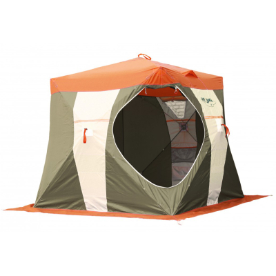 Палатка рыбака Митек "Нельма-Куб 2" (оранж-беж/хаки)