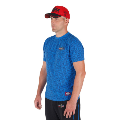 Фирменная футболка голубая Relax FRB-XL