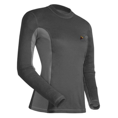 Термобелье футболка Bask Slim Fit Pon Lady Sleeve цвет Серый/Тмн Серый размер S