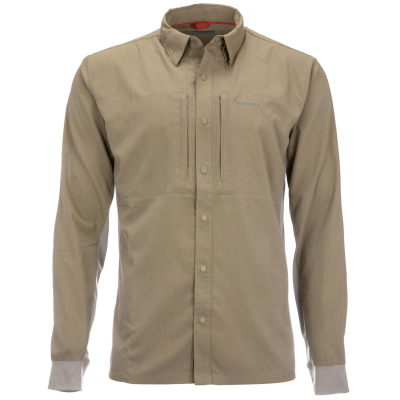 Рубашка Simms Bugstopper Intruder BiComp LS Shirt '21, Tan, S