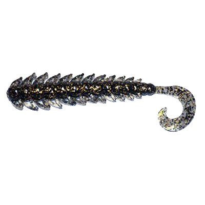 Силиконовая приманка Bait Breath Bugsy 2.5" цв. #130 Smoke/Gold Seed