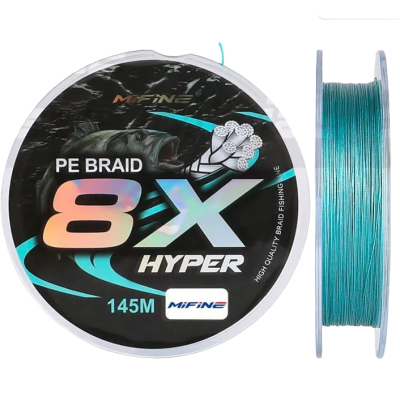 Плетёный шнур Mifine Hyper 8X 145m (50019-08)