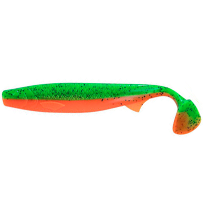 Силиконовая приманка Helios Pike King 6.3"/16 см Pepper Green & Orange 3шт (HS-37-018)