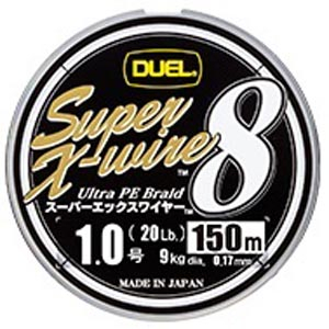 Плетеный шнур Duel PE Super X-Wire 8 150m #1.0 5Color (No Marking)
