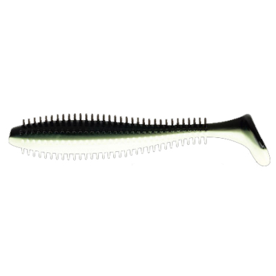 Силиконовая приманка Fox Rage Spikey Shad 12cm - Black N White NSL531