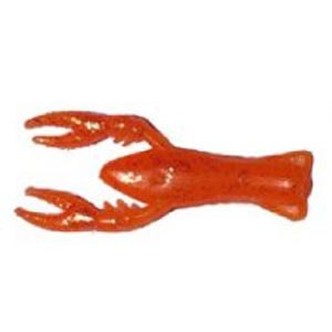 Силиконовая приманка Berkley Micro Sparkle Craw цв. PTC1-FOSC Fluo Orange