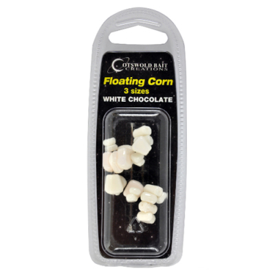 Плавающая кукуруза Cotswold Baits Floating Corn White Chocolate White 3 size, 21шт BP0049 (белый шоколад) 