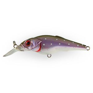 Воблер  Плавающий  6 см 6.6 гр  Загл. 1,5м -2,8м тройники VMC 981T