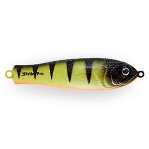 Блесна Strike Pro Salmon Profy 90CD шумовая незацепляйка двойник 22гр. 9см C26-CP