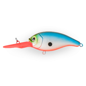 Воблер  Плавающий  5,5 см 11 гр   Загл. 1,7м - 3,0м с красной лопастью A05DRV