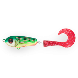 Джерк Бейт Wolf Tail Jr. тонущий 16см  37гр WOLF COLOR AC382F