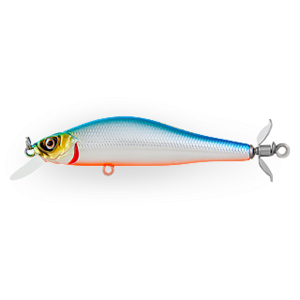 Воблер   Плавающий с пропеллером 8см 9,5 гр  Загл. 0,2м -0,5м 626E