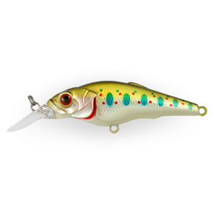 Воблер  Плавающий  6 см 6.6 гр  Загл. 1,5м -2,8м тройники VMC 620T