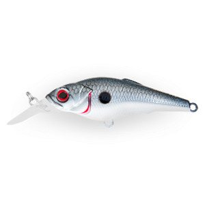 Воблер  Плавающий  6 см 6.6 гр  Загл. 1,5м -2,8м тройники VMC SM37F