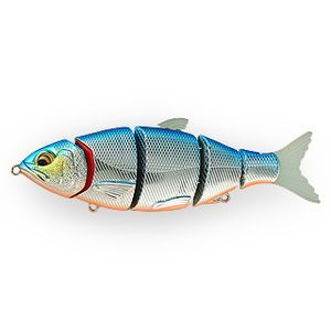 Свимбейт Gill Raker 5-составной тонущий с резиновым хвостом 11.5см  27.8гр  Загл.1,0-4,0 626E