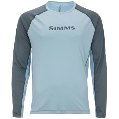 Термофутболка Simms SolarVent, Steel Blue/Storm, M