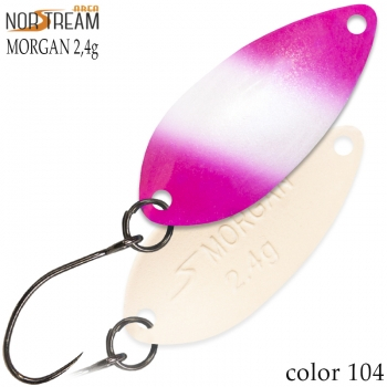 Блесна колеблющаяся Norstream Morgan 2,4гр. цв. 104