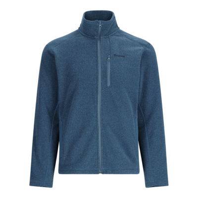 Пуловер Simms Rivershed Full Zip Fleece Jacket, Neptune Heather, M