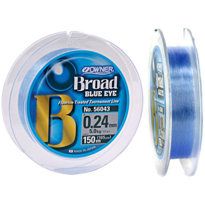 Леска Owner Broad Blue Eye 150м 0,16мм 2,7кг