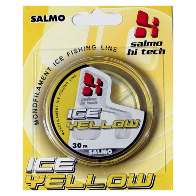 Леска моно. зим. Salmo Hi-Tech Ice Yellow 30м 0.10мм