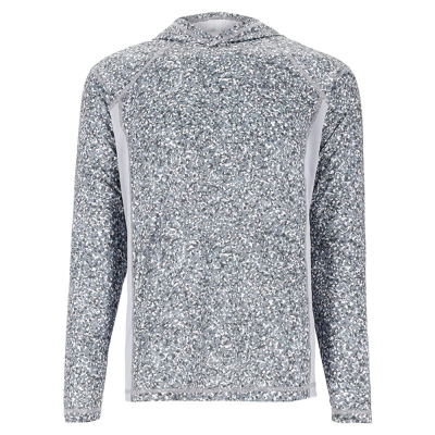 Футболка Simms Challenger Solar Hoody, Pebble Steel, S