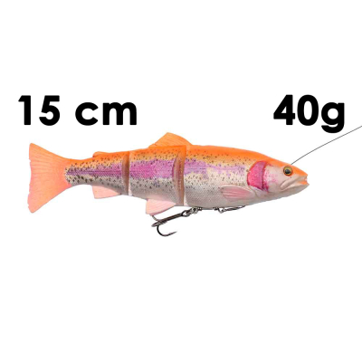 Приманка Savage Gear 4D Line Thru Trout MS 15cm 40g 02-Golden Albino 57386