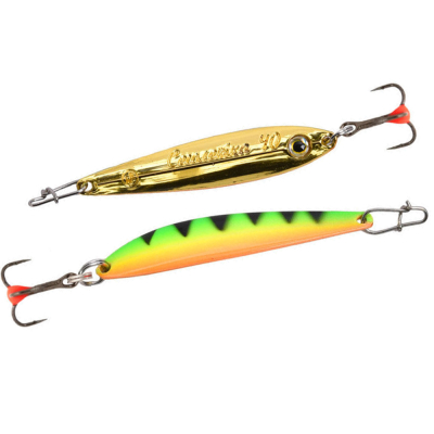 Блесна вертикальная EcoPro Сеголетка 40мм 3,5гр. цвет FTG