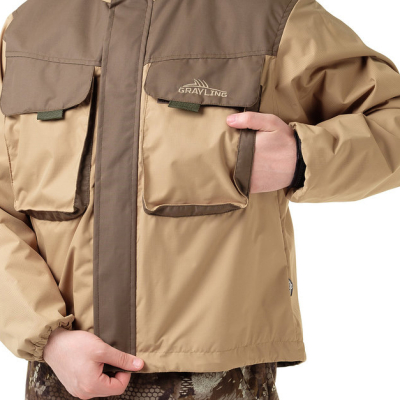 Куртка NovaTex «Дельта» (таслан, св.хаки) GRAYLING, р-р 48-50 рост 170-176