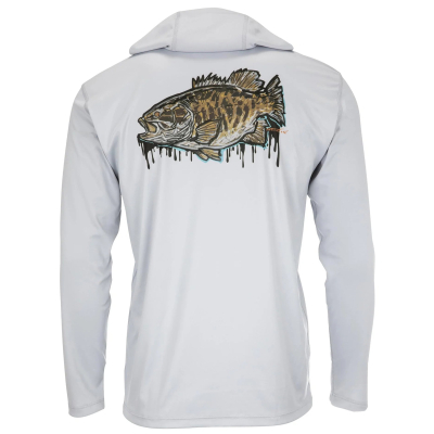 Термофутболка Simms Tech Hoody - Artist Series, Smallie/Sterling, XL