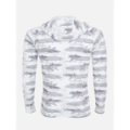 Футболка Pike Sunshield Hoodie Print CamoGrey р. XL