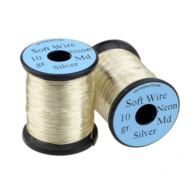 Нить UNI Soft Wire NEON Large Silver #27.016