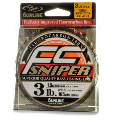 Леска флюорокарбоновая Sunline FC Sniper HG 150m - 7lb #1.75