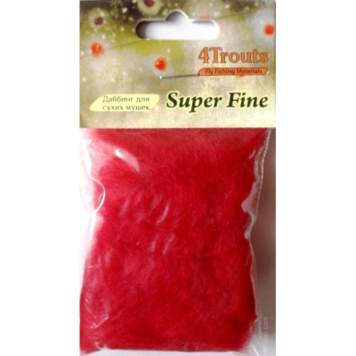 Даббинг для сухих мушек SuperFine-A (4Trouts) Красный  